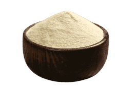 A bowl of white potato flour