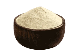 A bowl of white potato flour