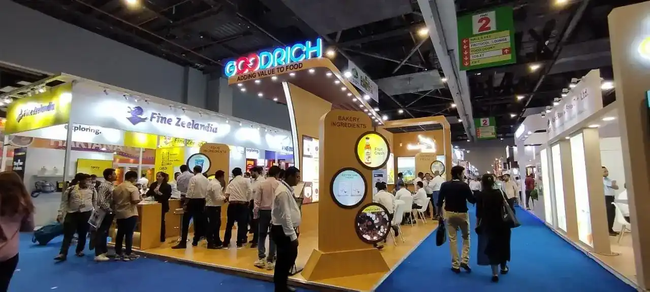 Goodrich products showcased at Aahar India food expo.